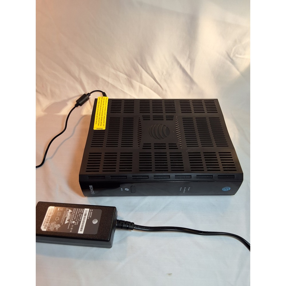 ATT BGW210-700 Broadband Gateway Wi-Fi Modem Router with Power Supply Black